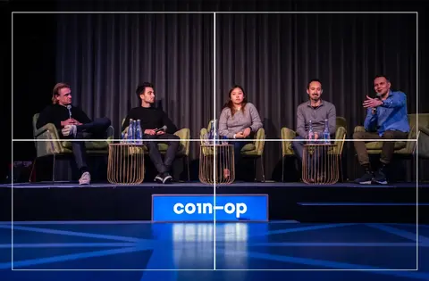 Photo of Coin-Op event with visual treatment