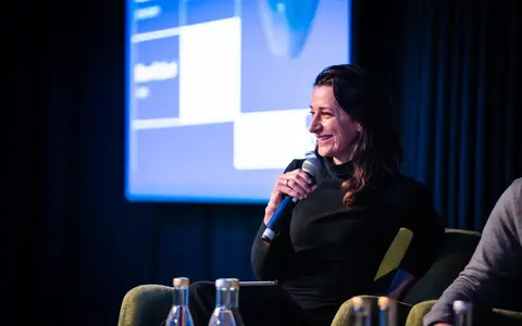 Speaker at the Coin-Op event