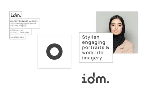 Instant Drawing Machine website design