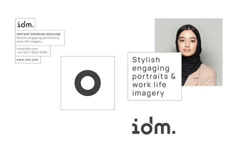 Instant Drawing Machine website design