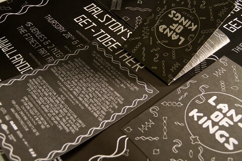 Land of Kings printed collateral